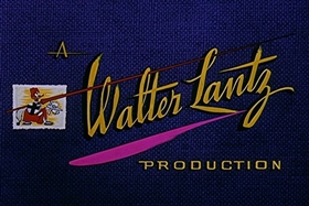 Screenshots from the 1957 Walter Lantz cartoon The Unbearable Salesman