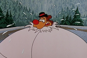 Screenshots from the 1957 Walter Lantz cartoon Fodder and Son