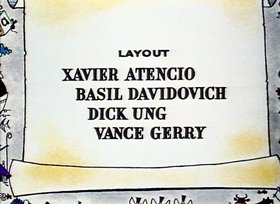 Screenshots from the 1957 Disney cartoon The Truth About Mother Goose