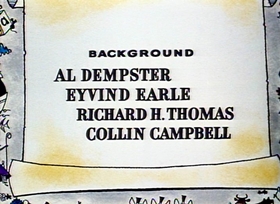 Screenshots from the 1957 Disney cartoon The Truth About Mother Goose