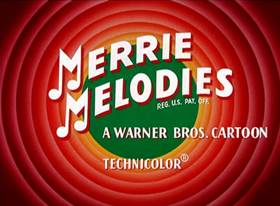 Screenshots from the 1957 Warner Bros. cartoon Tweety and the Beanstalk