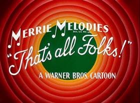 Screenshots from the 1957 Warner Bros. cartoon Tweety and the Beanstalk