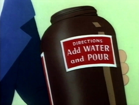 Screenshots from the 1957 Warner Bros. cartoon Boston Quackie