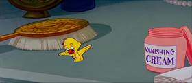 Screenshots from the 1958 MGM cartoon The Vanishing Duck