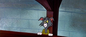 Screenshots from the 1958 MGM cartoon Robin Hoodwinked