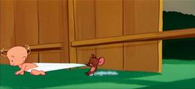 Screenshots from the 1958 MGM cartoon Tot Watchers