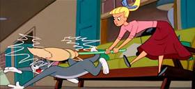 Screenshots from the 1958 MGM cartoon Tot Watchers