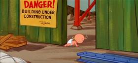 Screenshots from the 1958 MGM cartoon Tot Watchers