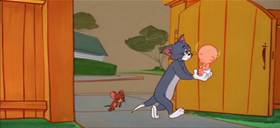 Screenshots from the 1958 MGM cartoon Tot Watchers