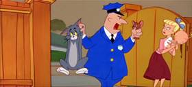 Screenshots from the 1958 MGM cartoon Tot Watchers