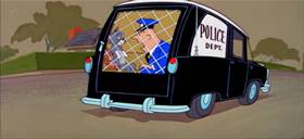 Screenshots from the 1958 MGM cartoon Tot Watchers