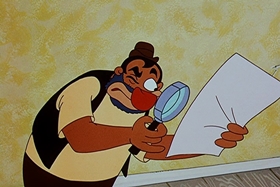 Screenshots from the 1958 Walter Lantz cartoon Misguided Missile