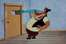 Screenshots from the 1958 Walter Lantz cartoon Misguided Missile