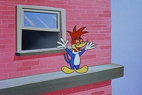 Screenshots from the 1958 Walter Lantz cartoon Misguided Missile