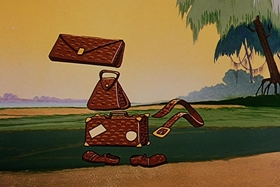 Screenshots from the 1958 Walter Lantz cartoon Everglade Raid