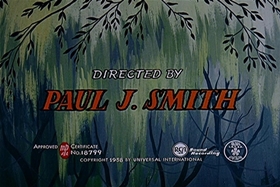 Screenshots from the 1958 Walter Lantz cartoon Everglade Raid