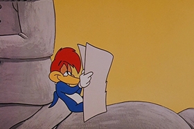 Screenshots from the 1958 Walter Lantz cartoon Everglade Raid