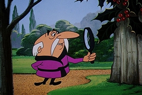 Screenshots from the 1958 Walter Lantz cartoon Tree