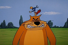 Screenshots from the 1958 Walter Lantz cartoon Tree