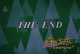 Screenshots from the 1958 Walter Lantz cartoon Tree