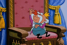 Screenshots from the 1958 Walter Lantz cartoon Jittery Jester