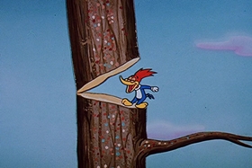Screenshots from the 1958 Walter Lantz cartoon Jittery Jester
