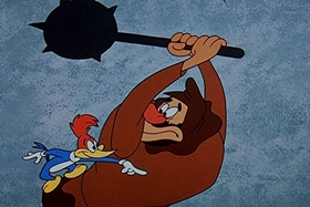 Screenshots from the 1958 Walter Lantz cartoon Jittery Jester