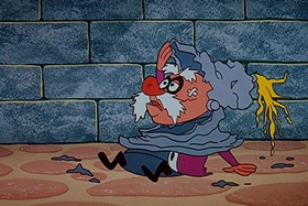 Screenshots from the 1958 Walter Lantz cartoon Jittery Jester
