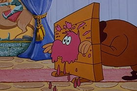 Screenshots from the 1958 Walter Lantz cartoon Jittery Jester