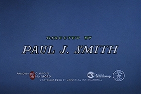 Screenshots from the 1958 Walter Lantz cartoon Jittery Jester