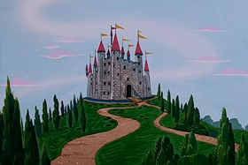 Screenshots from the 1958 Walter Lantz cartoon Jittery Jester