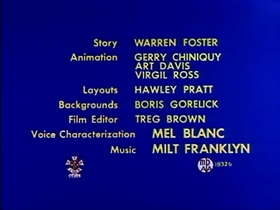 Screenshots from the 1958 Warner Bros. cartoon Hare-Less Wolf