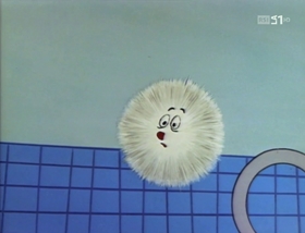 Screenshots from the 1958 Warner Bros. cartoon A Waggily Tale