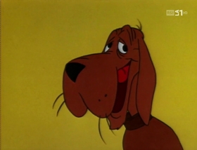 Screenshots from the 1958 Warner Bros. cartoon A Waggily Tale