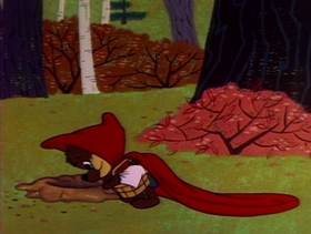 Screenshots from the 1958 Warner Bros. cartoon Now Hare This