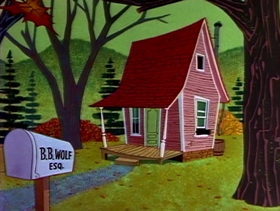 Screenshots from the 1958 Warner Bros. cartoon Now Hare This