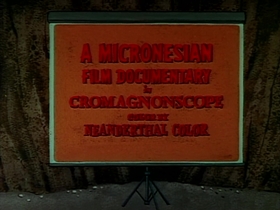 Screenshots from the 1958 Warner Bros. cartoon Pre-Hysterical Hare