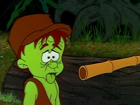 Screenshots from the 1958 Warner Bros. cartoon Pre-Hysterical Hare