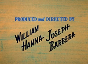 Screenshots from the 1958 Hanna-Barbera cartoon Huckleberry Hound Meets Wee Willie