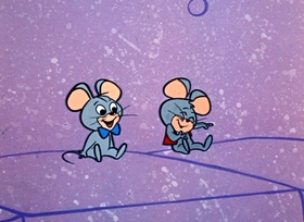 Screenshots from the 1958 Hanna-Barbera cartoon Cousin Tex