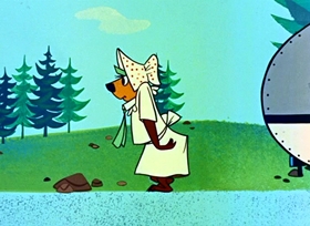 Screenshots from the 1958 Hanna-Barbera cartoon Yogi Bear