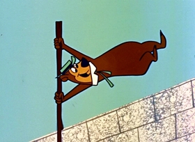 Screenshots from the 1958 Hanna-Barbera cartoon Yogi Bear