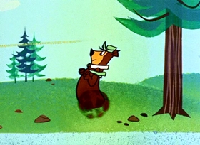 Screenshots from the 1958 Hanna-Barbera cartoon Yogi Bear