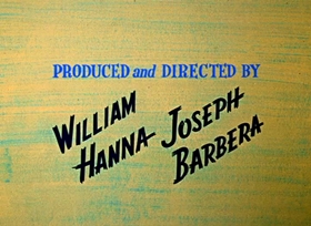 Screenshots from the 1958 Hanna-Barbera cartoon Lion-Hearted Huck