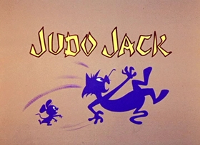 Screenshots from the 1958 Hanna-Barbera cartoon Judo Jack