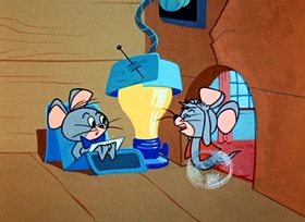 Screenshots from the 1958 Hanna-Barbera cartoon Judo Jack