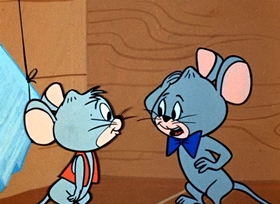 Screenshots from the 1958 Hanna-Barbera cartoon Judo Jack