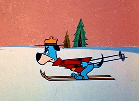 Screenshots from the 1958 Hanna-Barbera cartoon Tricky Trapper