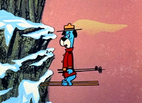 Screenshots from the 1958 Hanna-Barbera cartoon Tricky Trapper