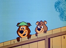 Screenshots from the 1958 Hanna-Barbera cartoon Pie-Pirates
